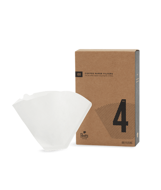 Peet's Coffee #4 coffee paper filters 100 ct