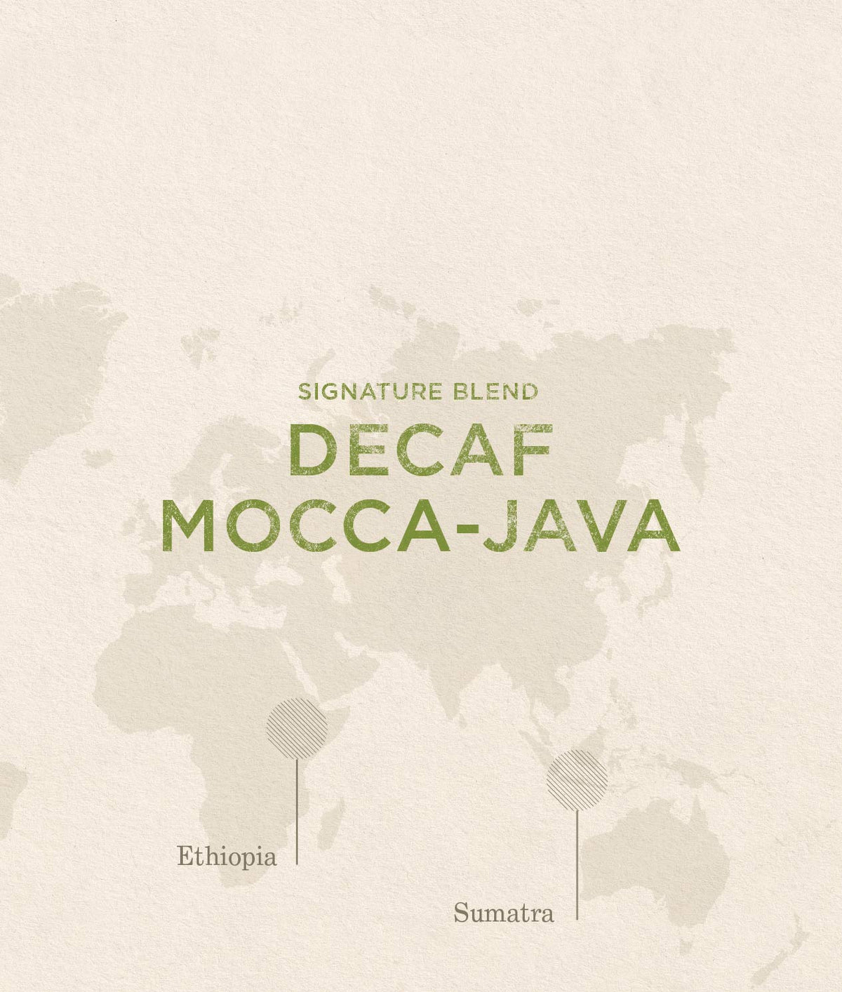 Peet's Coffee Decaf Mocca-Java Signature Blend Logo