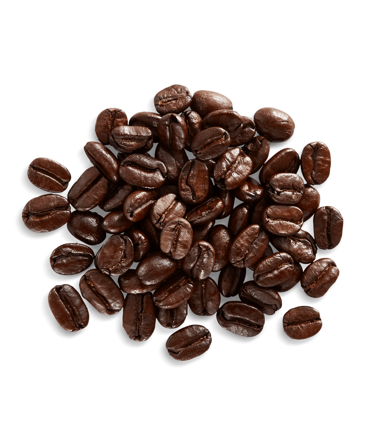 Peet's Italian Roast Coffee beans shown up close with detail